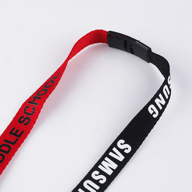 Two-color Silkscreen Lanyard S1904