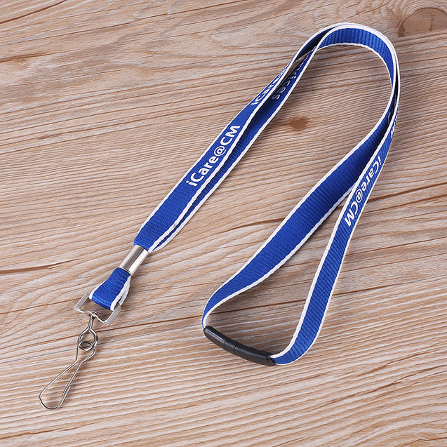 Two-color Silkscreen Lanyard S1910