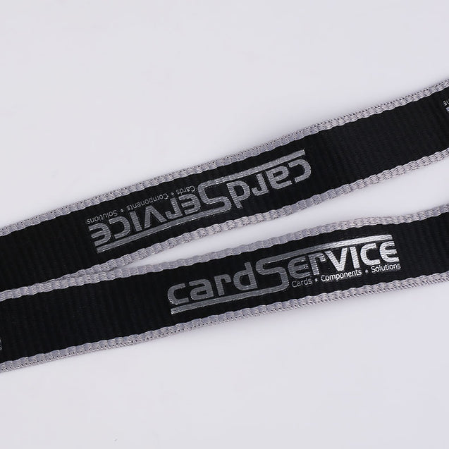 Two-color Silver Print Lanyard S1917