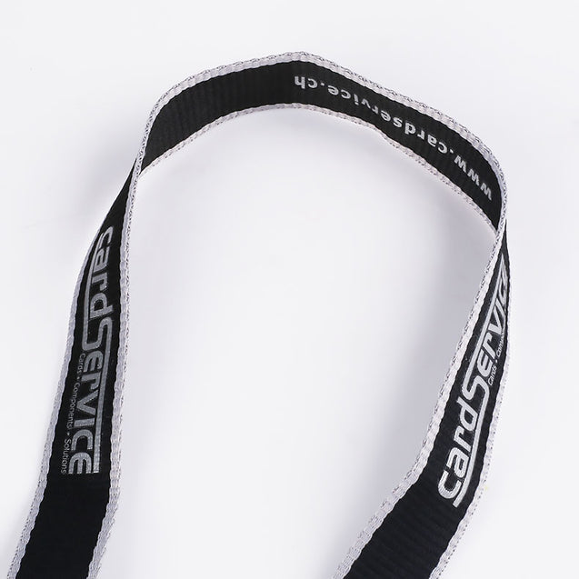 Two-color Silver Print Lanyard S1917