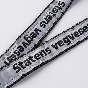 Woven Label Lanyard with Metal Buckle W1914