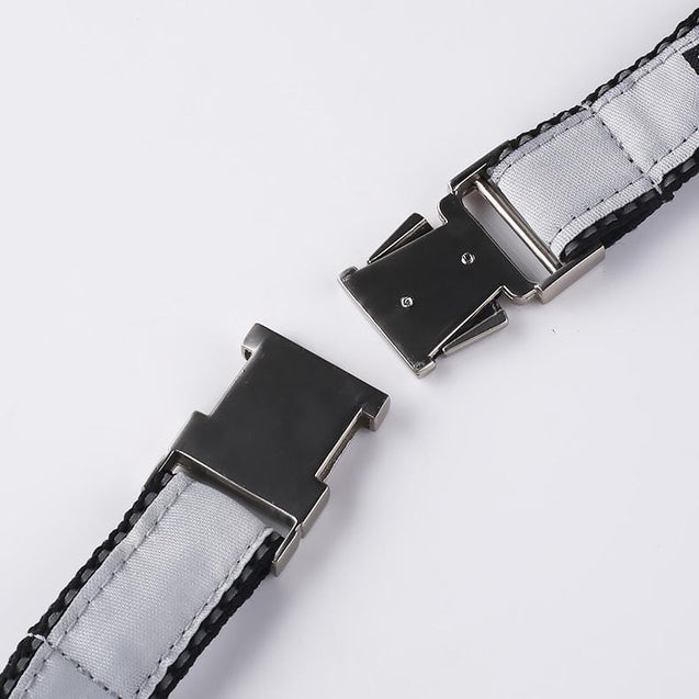 Woven Label Lanyard with Metal Buckle W1914