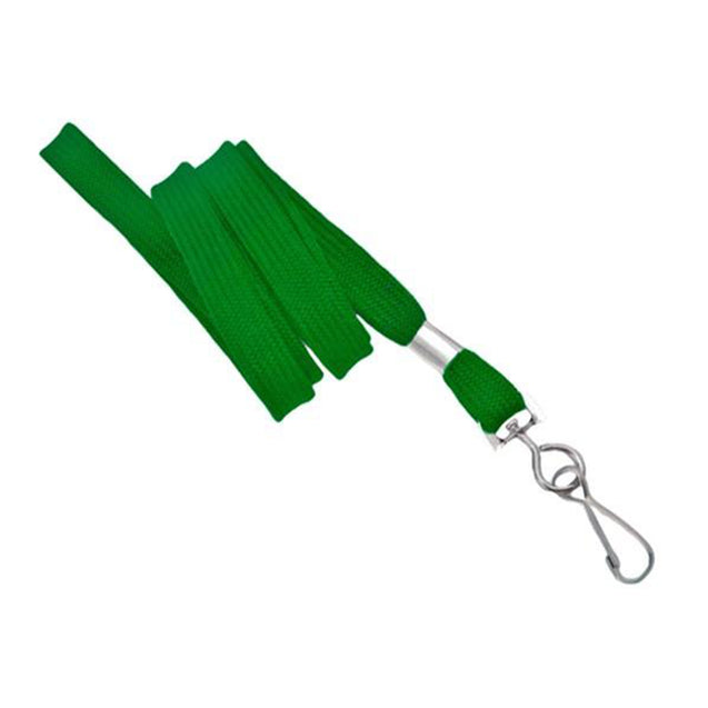 NF-9S-BLK Standard Lanyard, Tubular Lanyard 3/8" (10mm), Flexible Tubular Polyester Lanyard, Non-Breakaway, Swivel Hook, 3/8" (10mm) wide x 36" (900mm) long, 47" thread with tighter weave and softer texture - 100/pack
