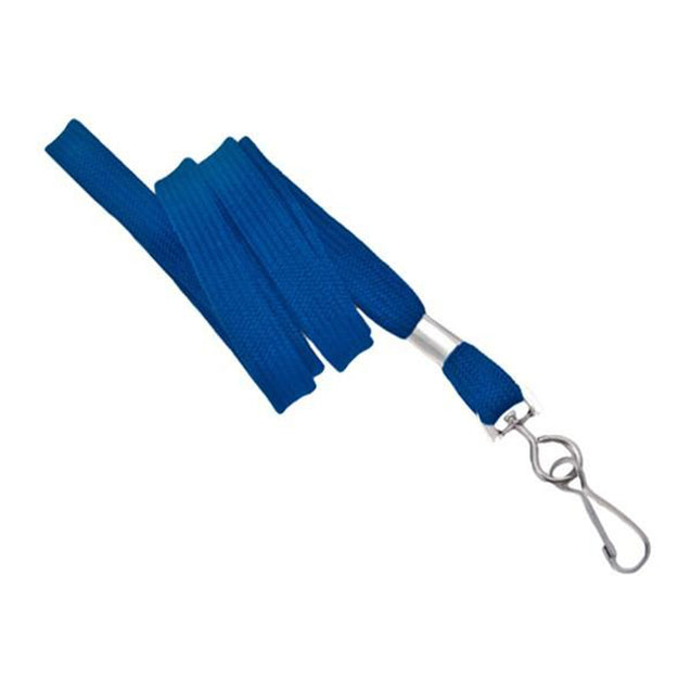 NF-9S-BLK Standard Lanyard, Tubular Lanyard 3/8" (10mm), Flexible Tubular Polyester Lanyard, Non-Breakaway, Swivel Hook, 3/8" (10mm) wide x 36" (900mm) long, 47" thread with tighter weave and softer texture - 100/pack