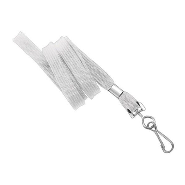 NF-9S-BLK Standard Lanyard, Tubular Lanyard 3/8" (10mm), Flexible Tubular Polyester Lanyard, Non-Breakaway, Swivel Hook, 3/8" (10mm) wide x 36" (900mm) long, 47" thread with tighter weave and softer texture - 100/pack