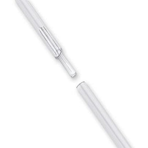 NT-30 Vinyl Neck Straps, Plastic Rod Connector 30" (762mm), Tubular Clear Vinyl, - Color Clear - 100/pack